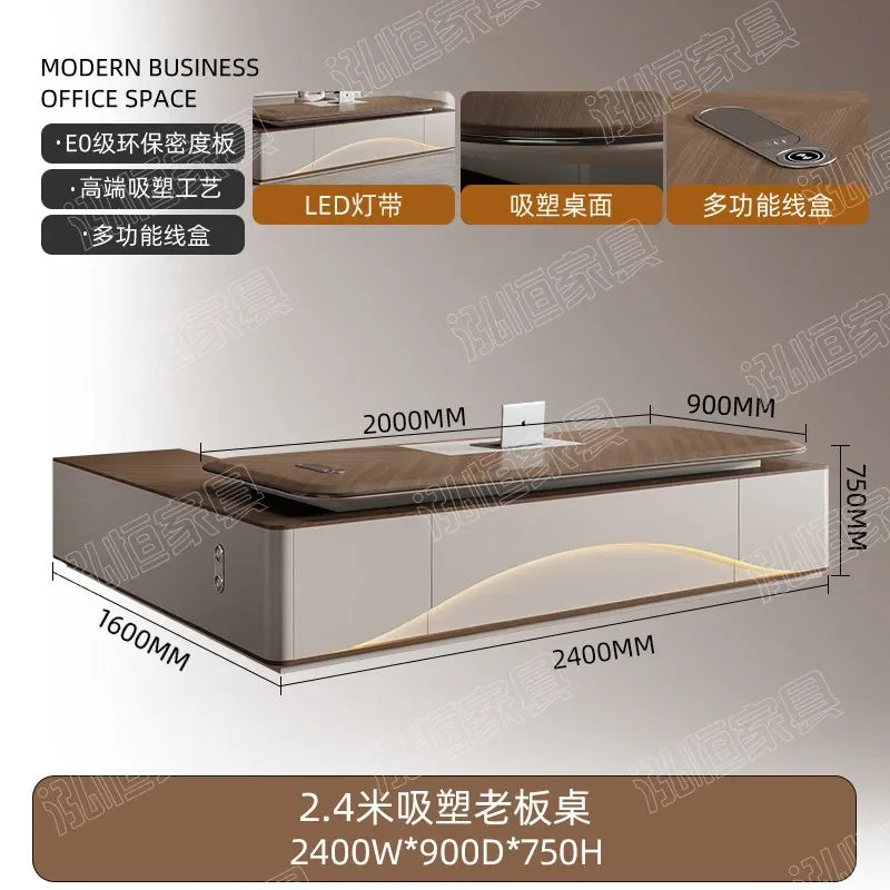 Luxury 200cm 320cm Light Lift Top Desk Office Desks And Workstations Computer Table Pliante Room Tables Study Offices Furniture