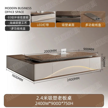 Luxury 200cm 320cm Light Lift Top Desk Office Desks And Workstations Computer Table Pliante Room Tables Study Offices Furniture