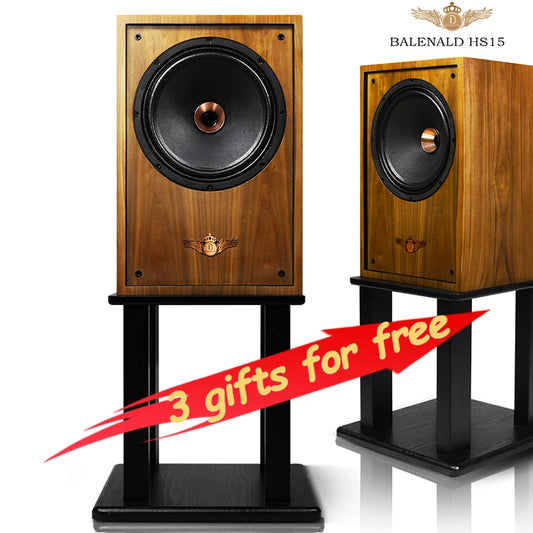 hifi speak Banlong high-end fevergrade 12-inch coaxial bass bookshelf hifi bookshelf speakers high-fidelity passive audio veneer