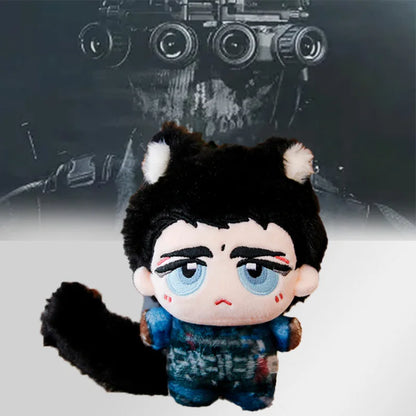 New 10cm/3.93in Call Of Duty Keegan Star Doll Cartoon Anime Figure Stuffed Doll Backpack Pendant Birthday Gift For Fans