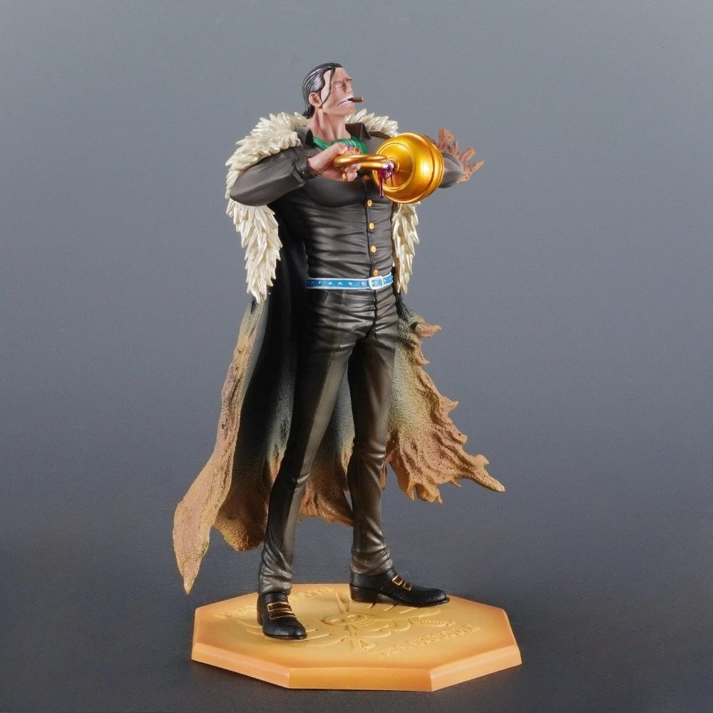 29cm/11.42in Anime One Piece Figure Sir Crocodile Action Figures Pvc Statue Desktop Ornamen Collection Model Toys Gifts