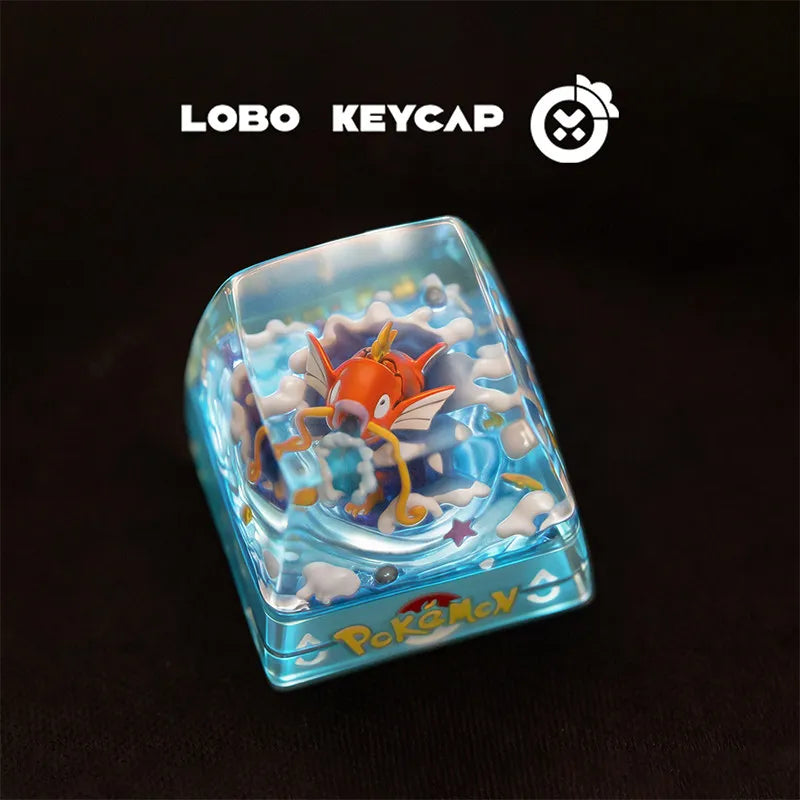 Pokemon Keycap Magikarp Gengar Esc Replace Keycap Resin Anime Kawaii Decor For Mechanical Keyboard Anime Collect Model Toys Gift