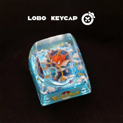 Pokemon Keycap Magikarp Gengar Esc Replace Keycap Resin Anime Kawaii Decor For Mechanical Keyboard Anime Collect Model Toys Gift