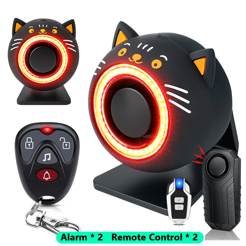 Extractme 120dB Wireless Car Alarm Automobile Protection System Device 3-Levels Sensitivity Vehicle Alarm System Car Accessories