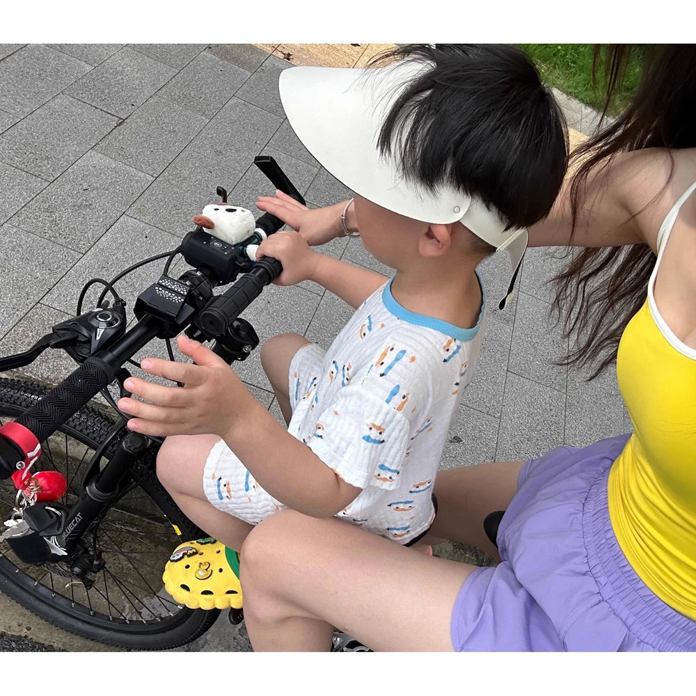 Bicycle Seats with Handlebars and Foot Pedals for Kids Children