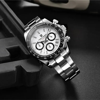 PAGANI DESIGN Luxury Chronograph Stop Watch for Men Sapphire MIYOTA VK63 Sport Waterproof Quartz Men's Wristwatches Reloj Hombre