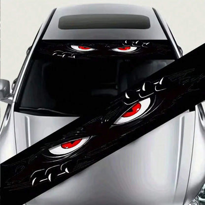 One-piece eye-catching car windshield eye sticker, car window decal Front windshield decal, suitable for all car models