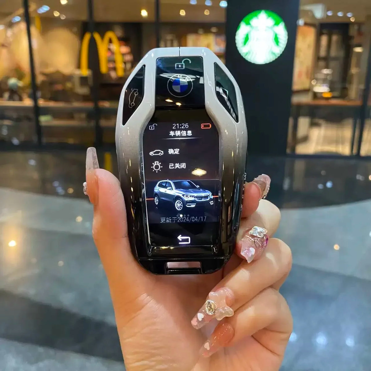 Car Key Case LCD Smart Remote Cover LED Display Shell Fob For BMW G11 G12 G30 G31 G01 G02 5 7 Series X5 X7 M5 M8 M760Li