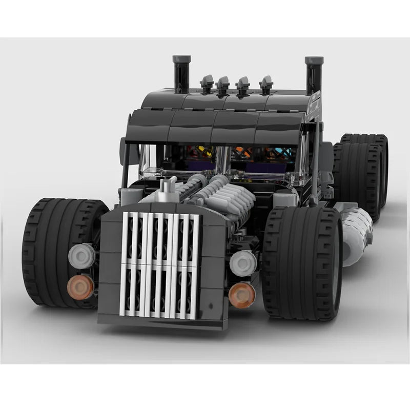 552PCS New MOC Truck Building Blocks Model Highway Tractor DIY Creative Educational Children's Building Blocks Gift