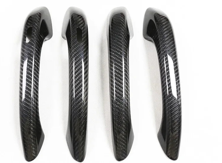 Carbon Fiber Door Handle Dry Carbon Door Handle Housing Shell Protective Cover for Porsche Macan Cayenne 2010-2023
