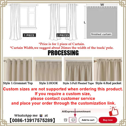 Cotton and Linen Texture Translucent Curtains for Bedroom Living Room with UV Protection Sheer Curtain Window Screen Yarn Custom