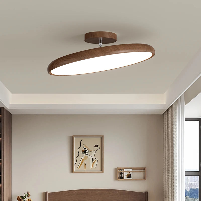 Retro Round LED Ceiling Light Living Room Light Home Hotel Lighting Fixture Bedroom Ceiling Lamp Vintage Children‘s Room Light