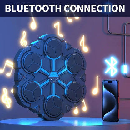 New Smart Bluetooth Music Boxing Machine Sensitive Strike Reaction Wall Target Indoor Sanda Training for Kids Daily Exercise