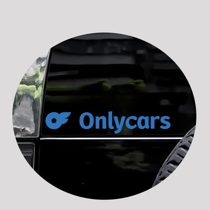 'Only Cars' Funny Decal, Creative & Fashion Decal With High Quality For Your Love Cars! Good Car Exterior Decoration!