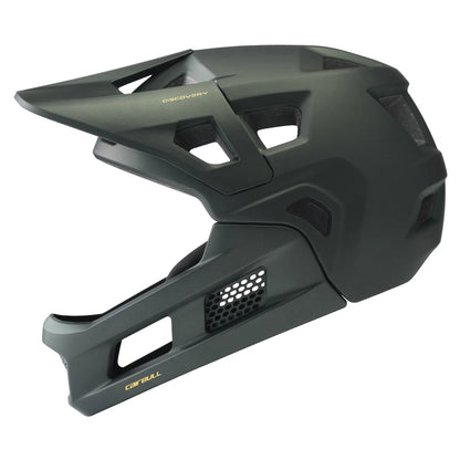 CAIRBULLDiscovery Full Face MTB Cycling Helmets Adult Racing Downhill casco Removable Chin BMX Off-Road All-Mountain Speed Bike