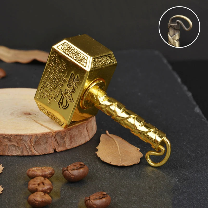 Wiitin Thors Battle Hammer Fidget Hand Spinner Made By Metal The Mighty Mjolnir Keychain Toy Stress Relief Toys For Kids Gift