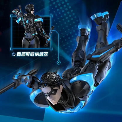 New Blokees DC Heros Series Champion Class Nightwing Robin Action Figures Movable Model Assembled Figures Superman Batman Figure