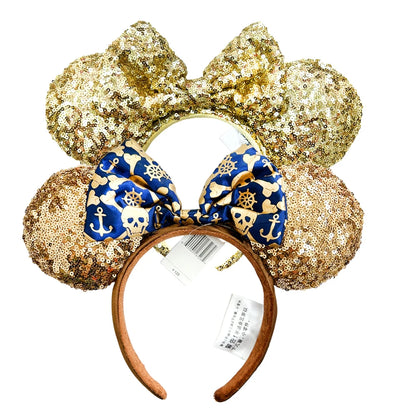 Halloween Minnie Mouse Ear Headband Adults/Child Disneyland Spider Bat PU Leather Bow Ear Women Christmas Gifts