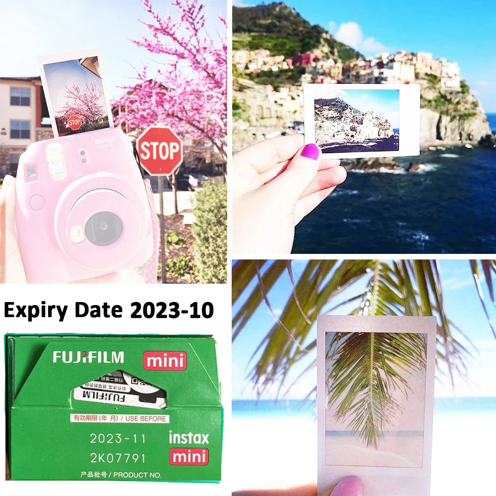 Fujifilm Instax Mini 12 Instant Camera Optional 20/40 Sheets Instax Mini Film + Album + Bag Pink / Blue / Mint / White / Purple