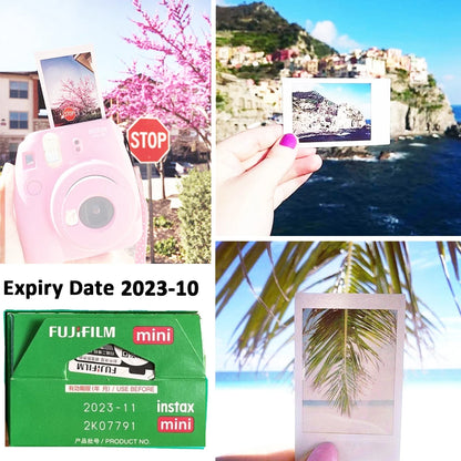 Fujifilm Instax Mini 12 Instant Camera Optional 20/40 Sheets Instax Mini Film + Album + Bag Pink / Blue / Mint / White / Purple