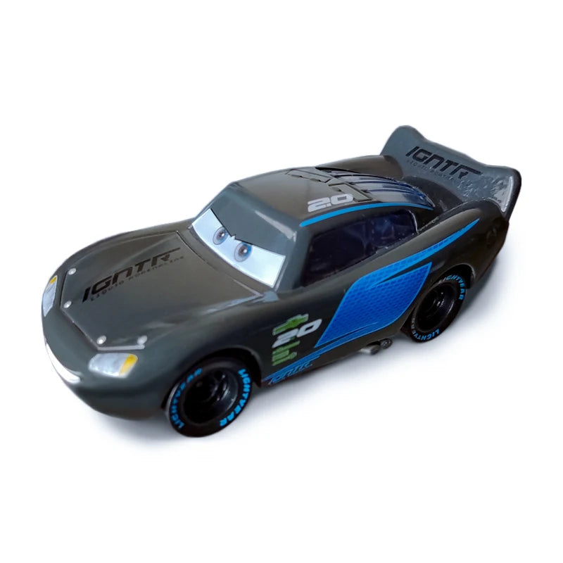 Pixar Cars 3 Lightning McQueen Jackson Storm Anime Cartoon Characters Alloy Diecast Model Toy Cars Fire Engine Children's Gifts
