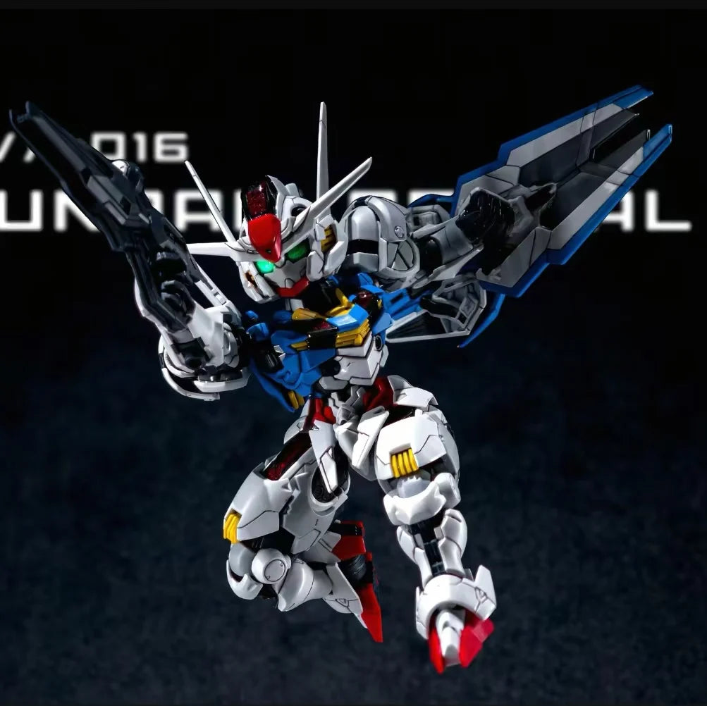 Q Version Multi-Articulated Assembly Model Kit Pre-Colored 3D Figure Hand Build Ornament Desktop Static Collectible Assembly