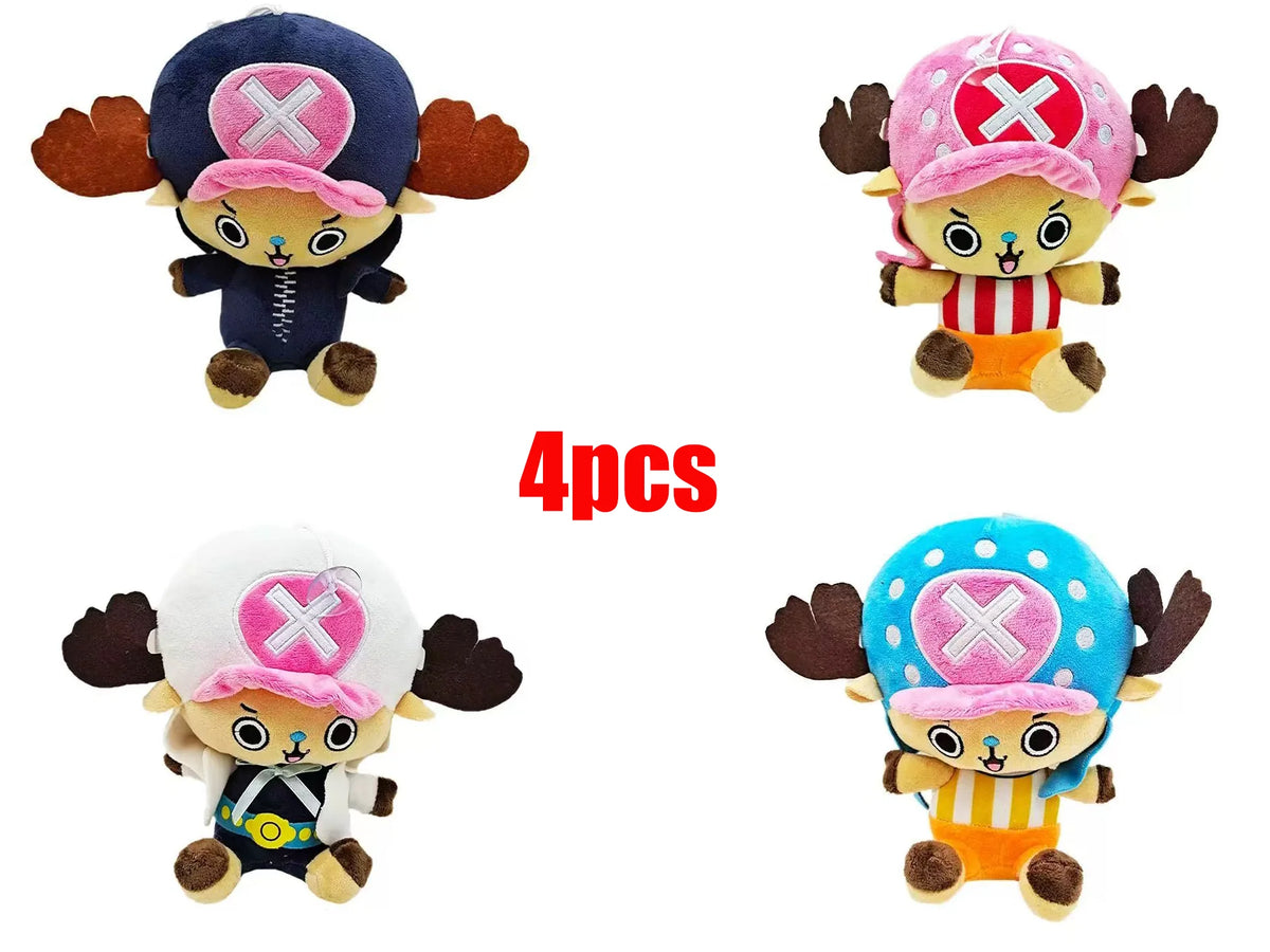 2026 HoT One Piece Anime Figure Zoro Luffy Chopper Plush Toys Cute Cartoon Plushie Stuffed Dolls Pendant Kids Xmas Gifts
