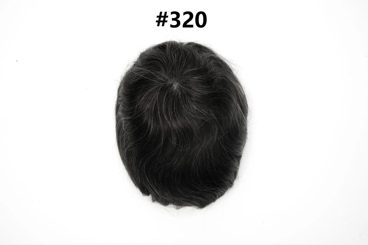 Os21 0.03-0.04mm NG Clearance Thin Skin Toupee Capillary Prothesis Hair Piece For Men Hair Replacement System V Loop Men Toupee