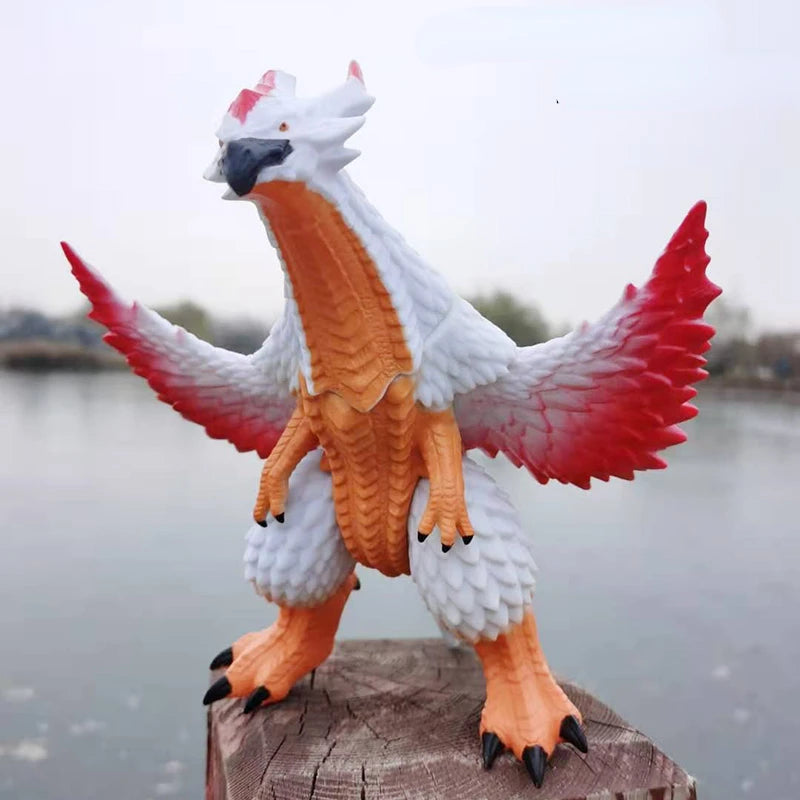 2022 New Anime Ultraman Monster Godzilla large Giga Khimaira Soft Glue DX King Galactron Action Figure Toy  Gifts