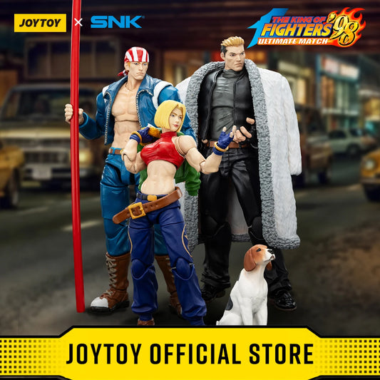 JOYTOY SNK 1/18 Action Figures KOF '98UM '97 Special Team Ryuji Yamazaki Billy Kane Blue Mary