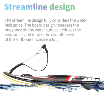Summer High-Speed Surfboard Lightweight Carbon Fiber Surfboard 109cc Fuel Engine Powered Surfboard Jet Surfboard