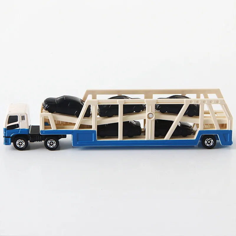 Takara Tomy Tomica No.131 Mitsubishi Fuso Car Transporter Diecast Long Vehicle Toy Gift for Boys Kids In Stock