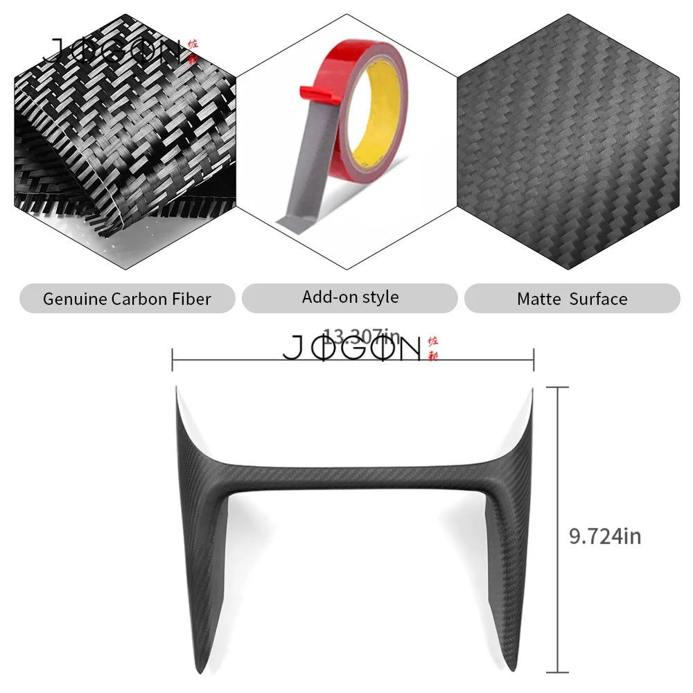 For Mazda MX-5 MX5 Miata 2016-2025 Dry Carbon Fiber Car Interior Center Control Gear Shift Front Panel Cover Trim Accessories