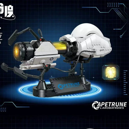 2026 New Creative High-Tech Portal Gun Building Blocks Game Transfer Gun Model Portal Science Educational Assembly Toys Boy Gift