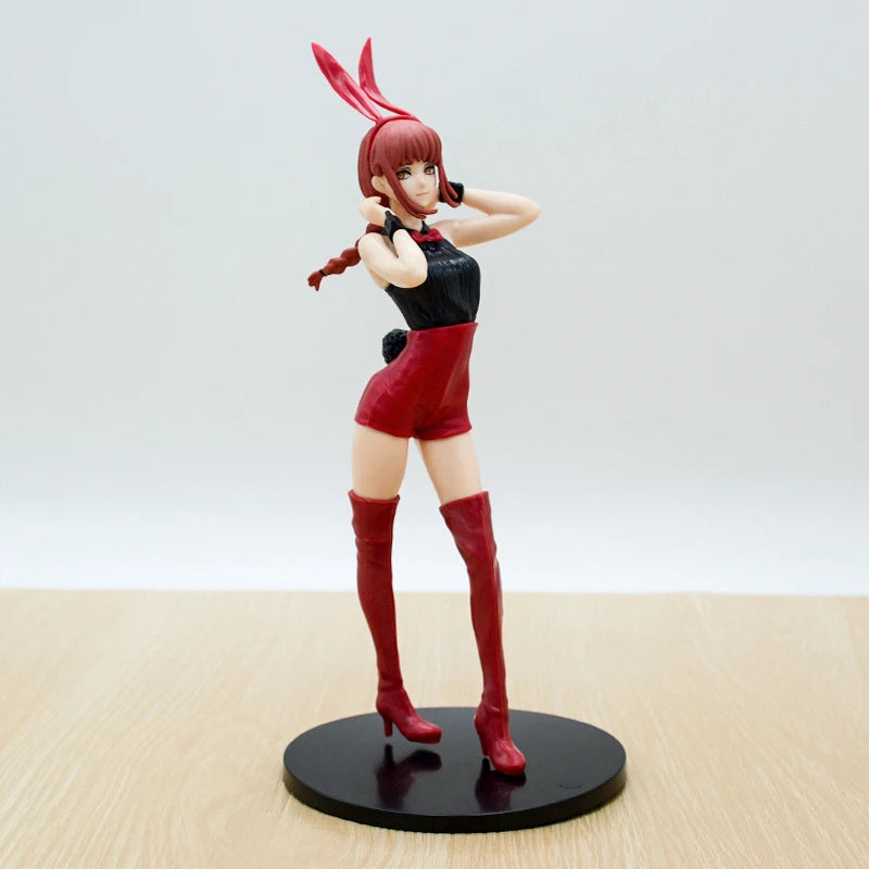 Chainsaw Man Power Bunny Girl Anime Figure Makima Action Figure Hayakawa Aki/Higashiyama Kobeni/Denji/Reze Figure Model Doll Toy