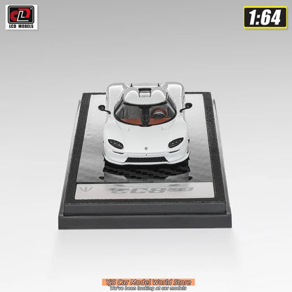 LCD  1:64 scale new Koenigsegg CC850 car model static display piece holiday gift collection