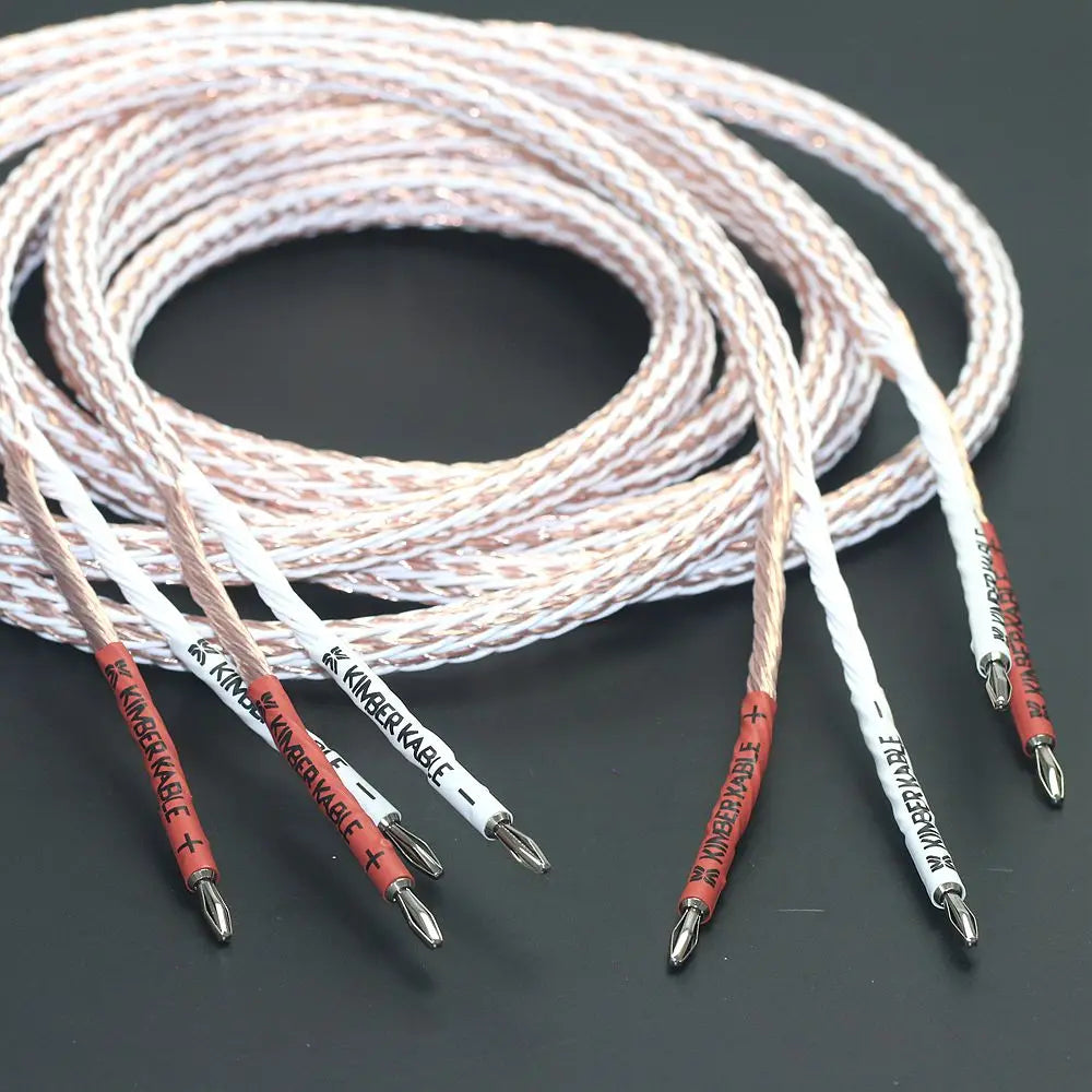  HiFi Speaker Cable 12TC Audiophile Grade Pure Copper Audio Wire For Home Theater Amplifier Speaker