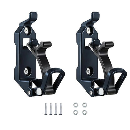 2PCS Shovel Mount For Roof Rack Brackets Shovel Mount Mount Accessories Wall Mounting Durable Orange