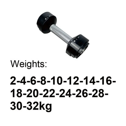 Adjustable Dumbbell Handle 4kg Increase 5LB Increase and 2kg Increase Selector
