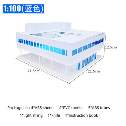 1:100 Scale Architecture Model Kit Famous Architecture Replicas DIY Building Construction Toy Educational Craft Set Hobby Crafts