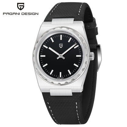 PAGANI DESIGN 2026 New V2 7mm Fashionable Quartz Watch 10Bar Waterproof Gift Leather sapphire C3 Two Pointers Reloj Hombre Watch