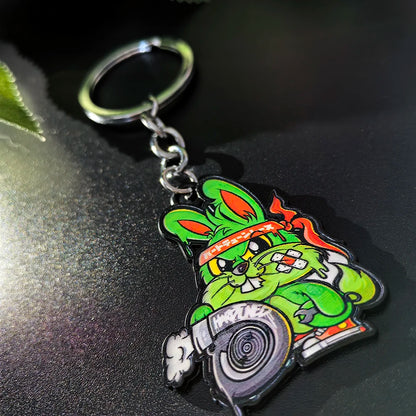 JDM Style Key Chain Sexy Girl 3D Metal Zinc Alloy Keychain Holder Car Motorcycle Key Ring Pendant Wheel Auto Accessories Gift