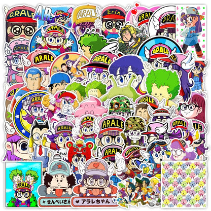 1 Pack Anime Sticker Arale Action Figures Dr Slump Robot Girl Model Decorative Supplies Gift Toy