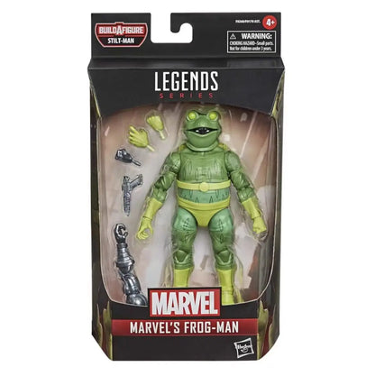 Original Hasbro Marvel Legends Frog Man Anime Figure Model Gift Toy