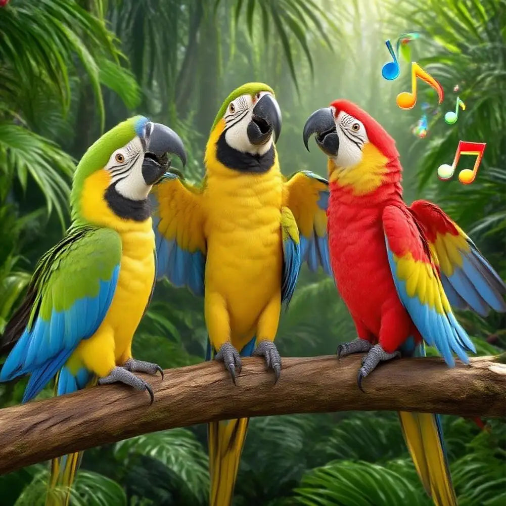 Cute Electric Talking Parrot Plush Toy Speaking Record Repeats Waving Wings Electroni Bird Stuffed Plush Toy As Gift For Kids