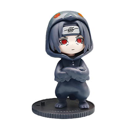 Naruto Blind Box GREMLIN Series Figure Model Sasuke Ornament Toy PVC Collection Gift Decorative Desktop Decoration Gifts