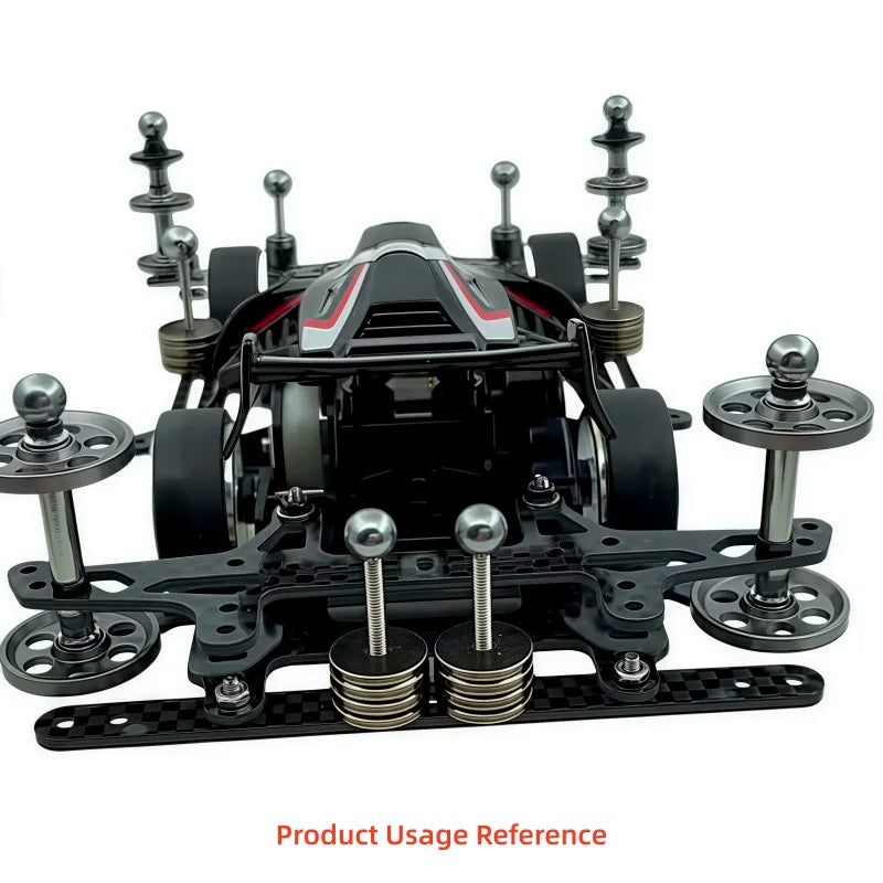 1SET Tamiya Four-Wheel Drive Vehicle VZ Chassis Modification Kit - Advanced Off-Road Lightweight Upgrade Accessories DIY 4WD