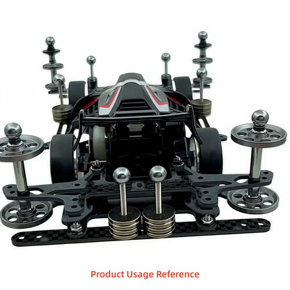 1SET Tamiya Four-Wheel Drive Vehicle VZ Chassis Modification Kit - Advanced Off-Road Lightweight Upgrade Accessories DIY 4WD