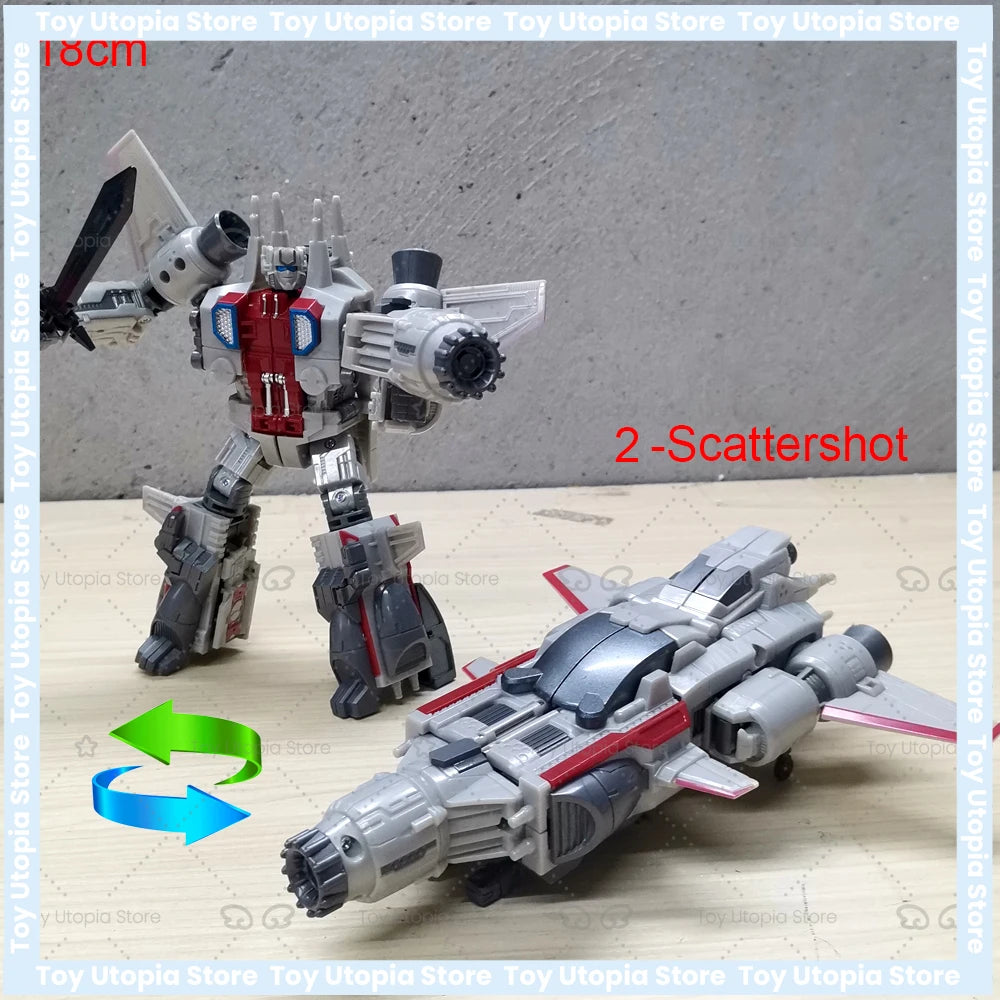 Computron 5IN1 Combiners Transformation Toys Scattershot Nosecone Strafe Afterburner Action Figure Deformed Robot Anime Model