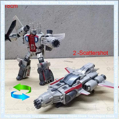 Computron 5IN1 Combiners Transformation Toys Scattershot Nosecone Strafe Afterburner Action Figure Deformed Robot Anime Model